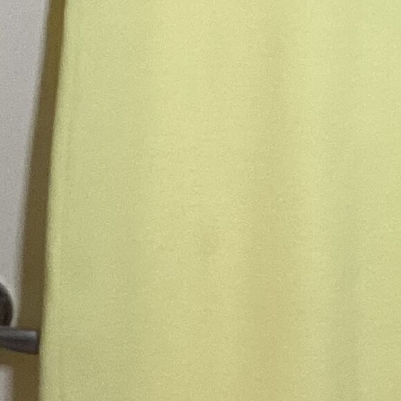 Line Two Womens Yellow Knitted Maxi Long Shift Dress Size M Short Sleeve Pull-on - Picture 9 of 9